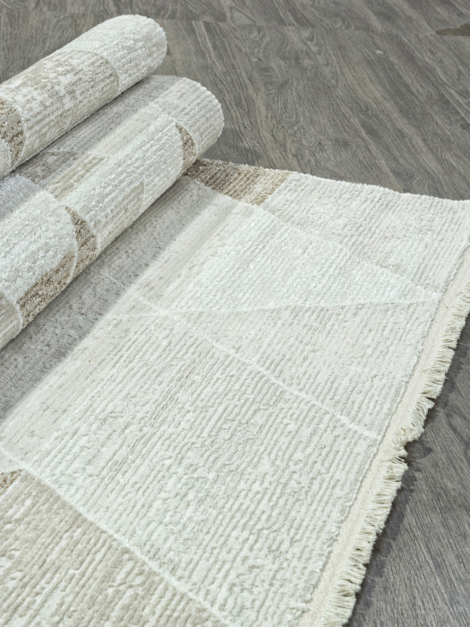 Ковер 26224C - L.BEIGE / CREAM - Прямоугольник - коллекция RUBI