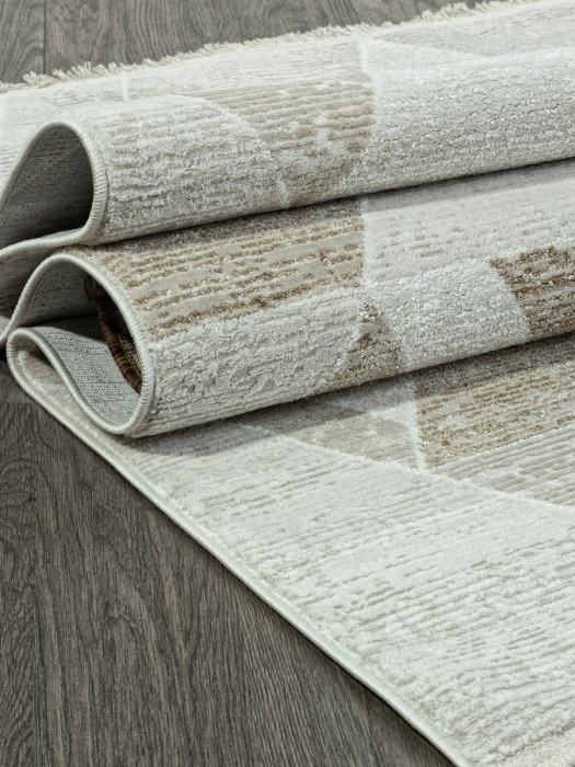 Ковер 26224C - L.BEIGE / CREAM - Прямоугольник - коллекция RUBI