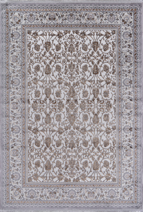 Ковер F608 - GRAY-GREEN - Прямоугольник - коллекция HALIF