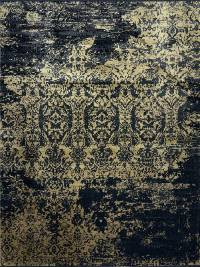 Ковер DAHLIA ( ДАХЛИЯ ) 9618A - BLACK / GOLD