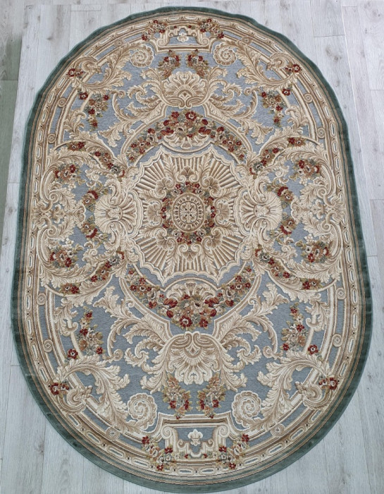 Ковер 38388 oval 525251