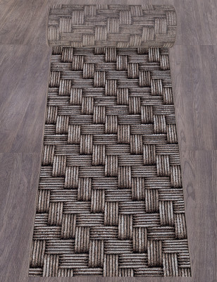 Ковер D722 - BEIGE-BROWN 2 - Дорожка - коллекция SIERRA