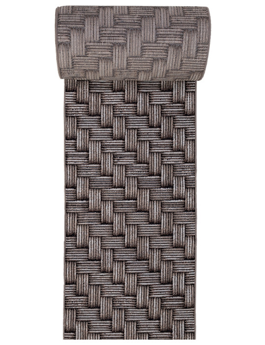 Ковер D722 - BEIGE-BROWN 2 - Дорожка - коллекция SIERRA