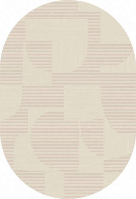 Ковер F440 - LIGHT CREAM - Овал - коллекция DIOS