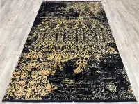 Ковер DAHLIA ( ДАХЛИЯ ) 9618A - BLACK / ORANGE