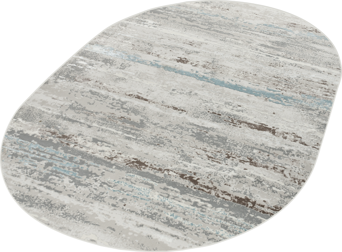 Ковер 36556A oval L.BEIGE / BLUE