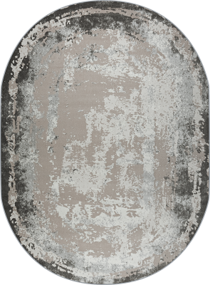 Ковер 36897J oval L.GREY / GREY
