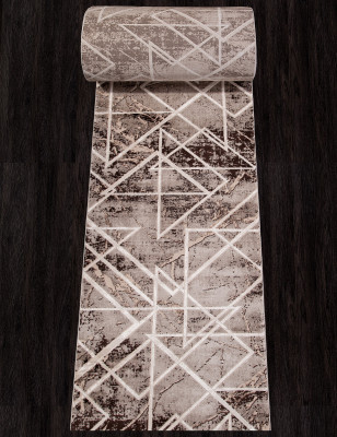 Ковер 04035B - DARK BROWN - Дорожка - коллекция ARMINA