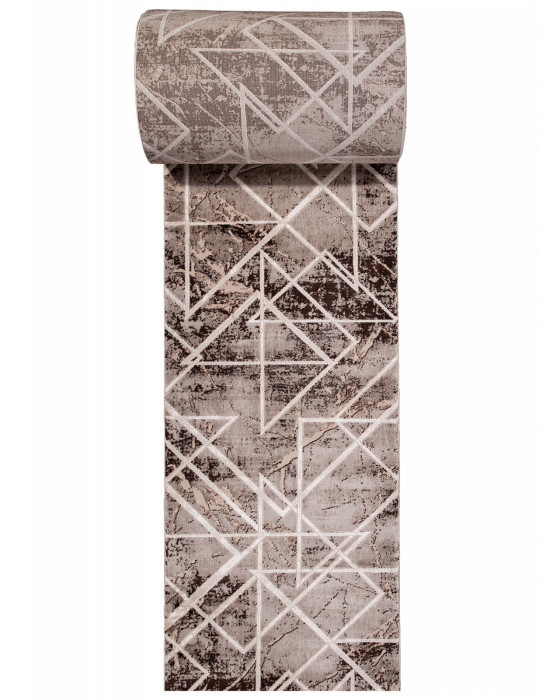 Ковер 04035B - DARK BROWN - Дорожка - коллекция ARMINA