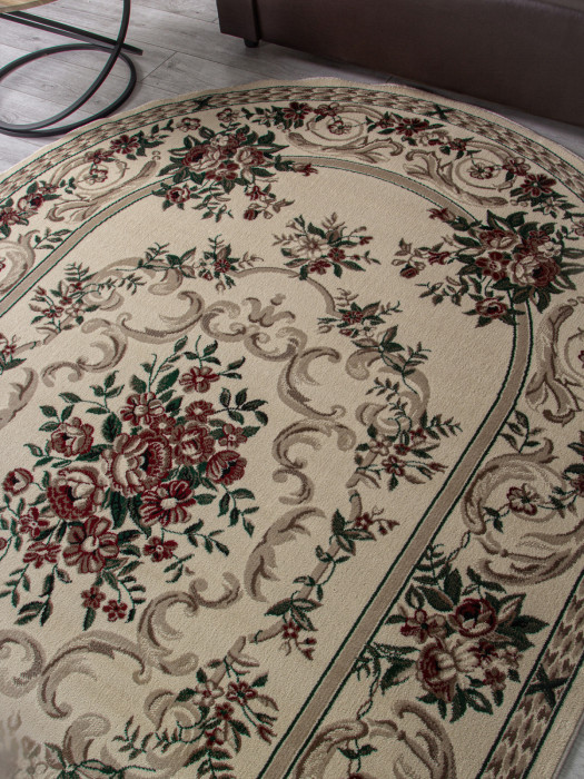 Ковер D057 - CREAM - Овал - коллекция COLIZEY