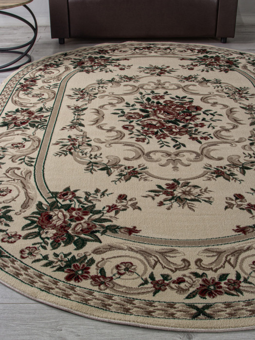 Ковер D057 - CREAM - Овал - коллекция COLIZEY