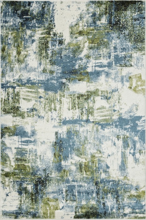 Ковер L016 - CREAM-BLUE - Прямоугольник - коллекция BRIGHT
