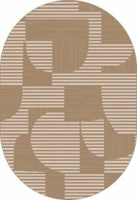 Ковер DIOS ( ДИОС) F440 - LIGHT BEIGE ( Овал )