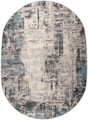 Ковер 36965X oval GREY / BLUE
