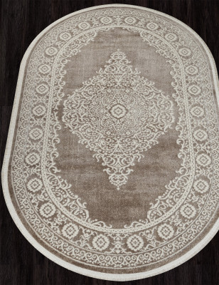 Ковер 26468A - CREAM / D.BEIGE - Овал - коллекция MARMARIS