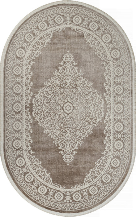 Ковер 26468A - CREAM / D.BEIGE - Овал - коллекция MARMARIS