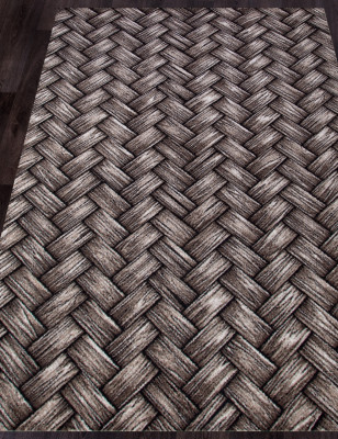 Ковер D723 - BEIGE-BROWN 2 - Прямоугольник - коллекция SIERRA