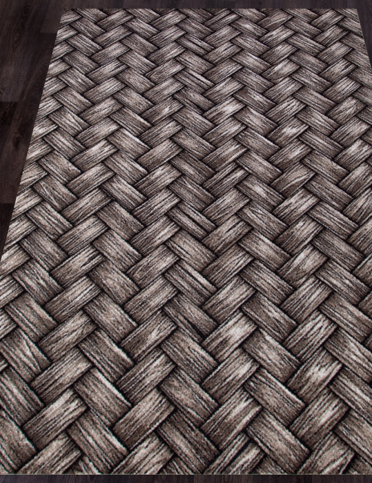 Ковер D723 - BEIGE-BROWN 2 - Прямоугольник - коллекция SIERRA