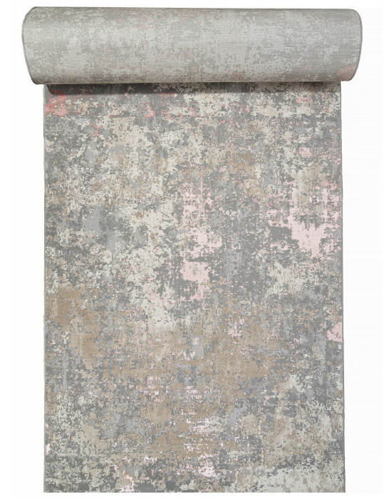 Ковер F163 - BEIGE-PINK - Дорожка - коллекция LIMAN