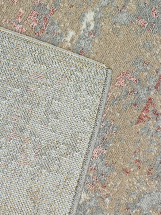Ковер F163 - BEIGE-PINK - Дорожка - коллекция LIMAN