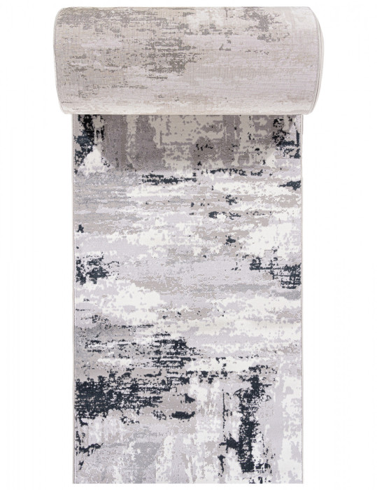 Ковер F279 - DARK GRAY - Дорожка - коллекция PALERMO