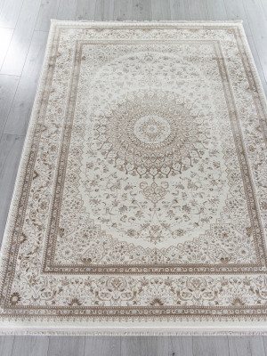 Ковер 32706A - CREAM / D.BEIGE - Прямоугольник - коллекция CLASSIC