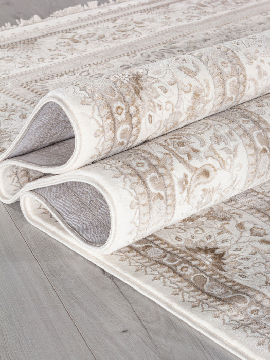Ковер 32706A - CREAM / D.BEIGE - Прямоугольник - коллекция CLASSIC