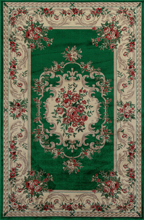 Ковер D057 - GREEN - Прямоугольник - коллекция COLIZEY