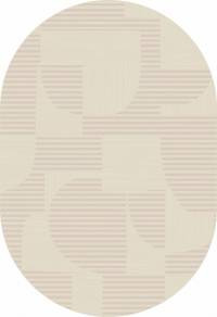 Ковер DIOS ( ДИОС) F440 - LIGHT CREAM ( Овал )