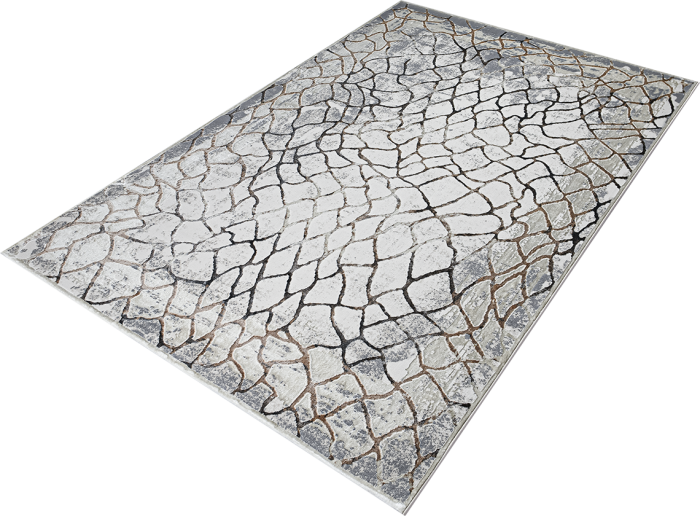 Ковер 37888A stan BROWN FLS / BEIGE FL