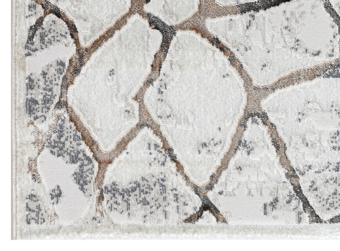 Ковер 37888A stan BROWN FLS / BEIGE FL