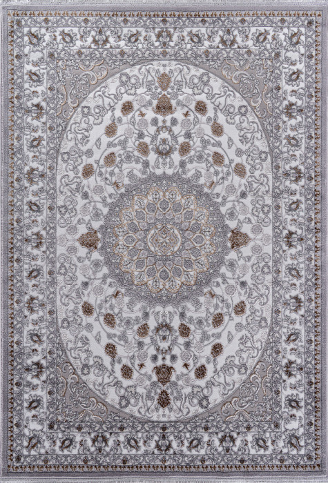 Ковер F611 - GRAY-GREEN - Прямоугольник - коллекция HALIF