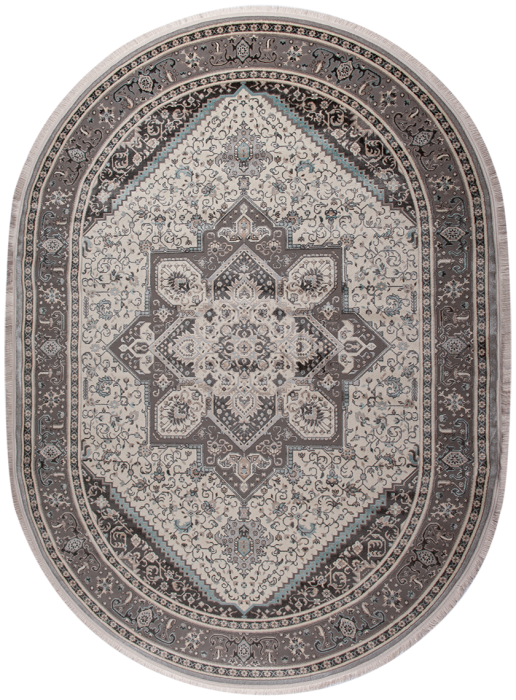 Ковер 36970X oval L.GREY / BLUE