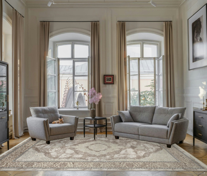 Ковер 26491B - CREAM / BEIGE - Прямоугольник - коллекция MARMARIS