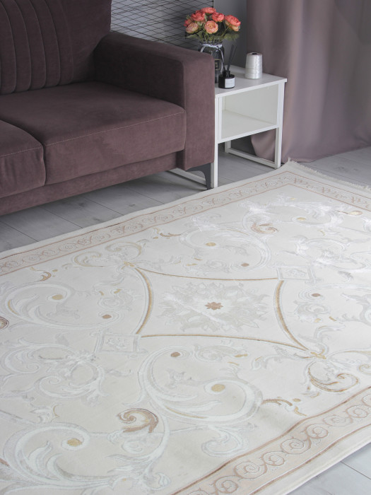 Ковер B269A - CREAM / CREAM FDY - Прямоугольник - коллекция ZARINA