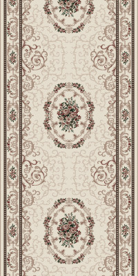 Ковер D066 - CREAM - Дорожка - коллекция COLIZEY