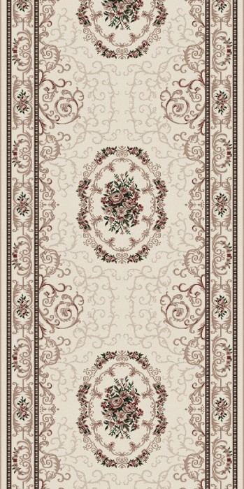 Ковер D066 - CREAM - Дорожка - коллекция COLIZEY