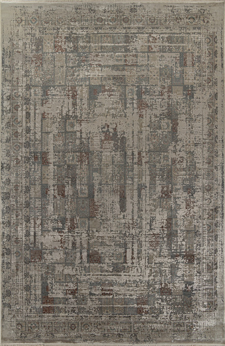 Ковер G078J2 - D.GREY / BEIGE - Прямоугольник - коллекция ROYAL