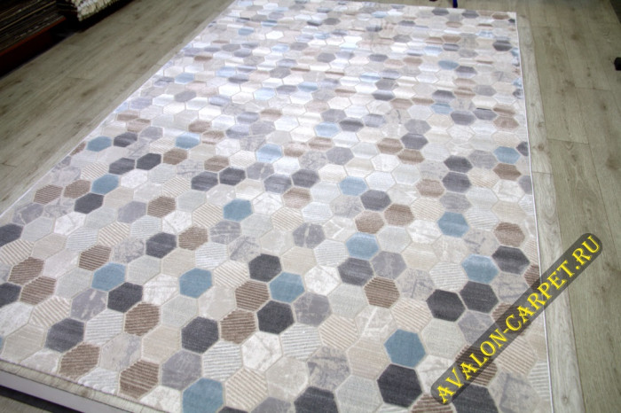 Ковер 36423A stan GREY / BLUE