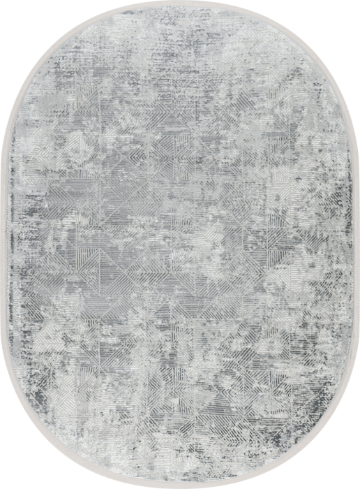 Ковер 38709A oval GREY / WHITE
