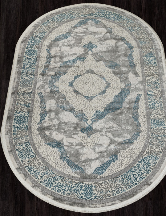 Ковер 26491B - CREAM / GRY - Овал - коллекция MARMARIS