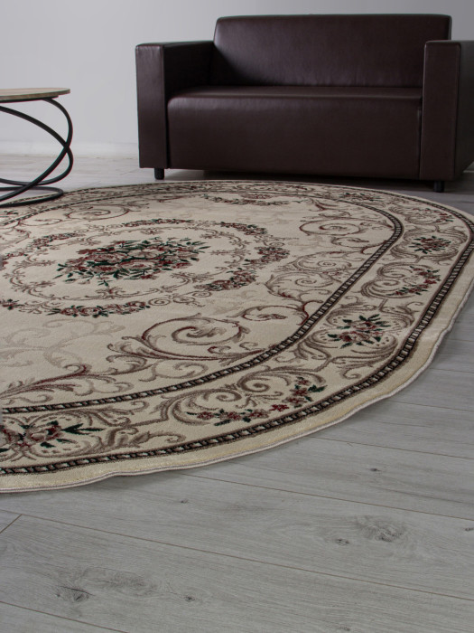 Ковер D066 - CREAM - Овал - коллекция COLIZEY