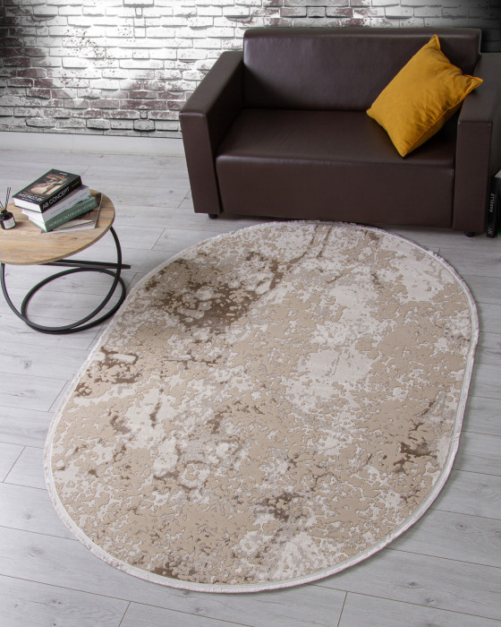 Ковер F202 - CREAM - Овал - коллекция DOLCE