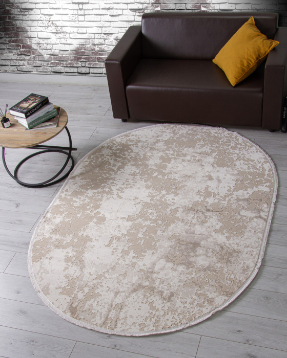 Ковер F202 - CREAM - Овал - коллекция DOLCE