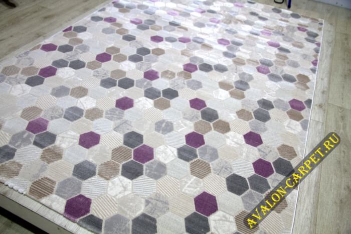 Ковер 36423A stan GREY / LILA