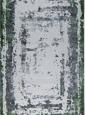 Ковер 36897J r GREEN FLS / L.GREY