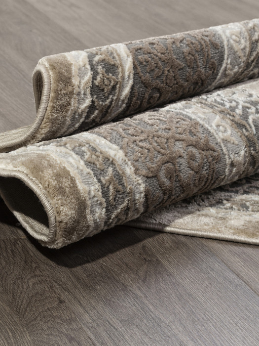 Ковер 04037C - GREY / BROWN - Круг - коллекция ARMINA