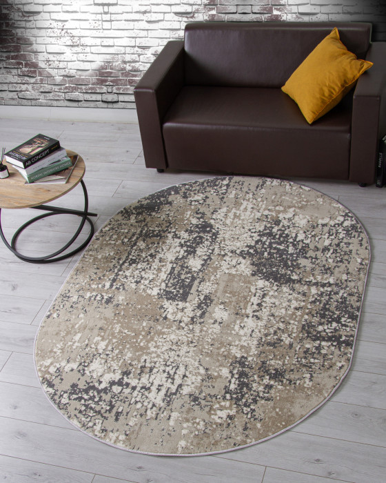 Ковер D733 - CREAM - Овал - коллекция ATLANTIS