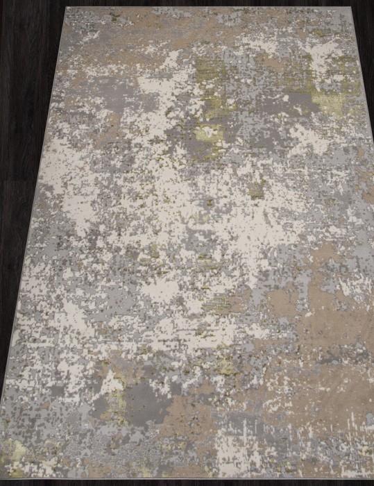 Ковер F163 - CREAM-GREEN - Прямоугольник - коллекция LIMAN