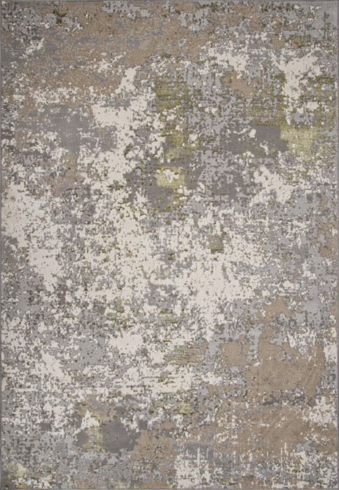 Ковер F163 - CREAM-GREEN - Прямоугольник - коллекция LIMAN